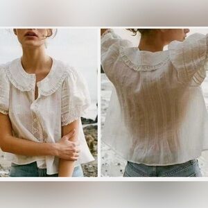 DÔEN Bernadine top- sold out, perfect condition size small